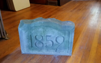 1859 Cornerstone Returned to the Brooks Estate